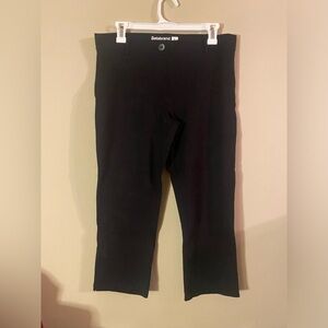 Black Betabrand Crop Dress Pant Yoga Pant Sz L